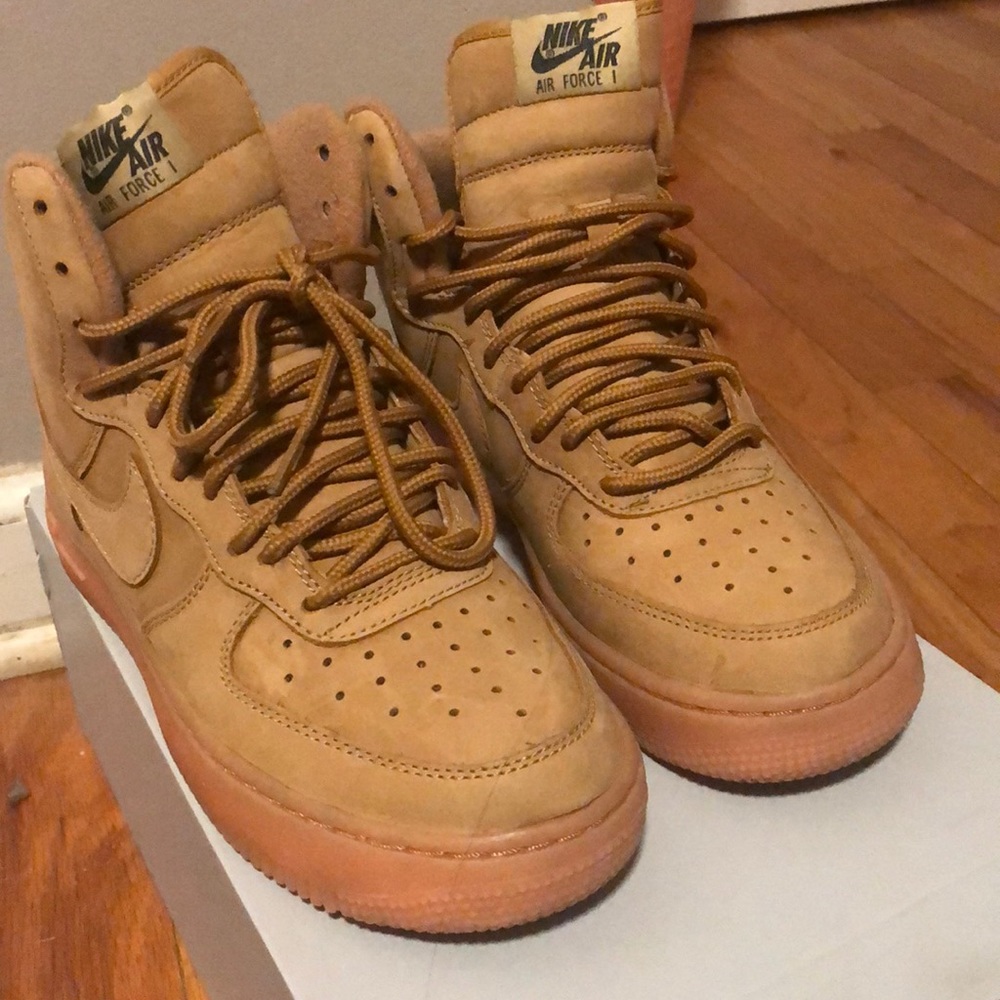 Wheat Air Force ones